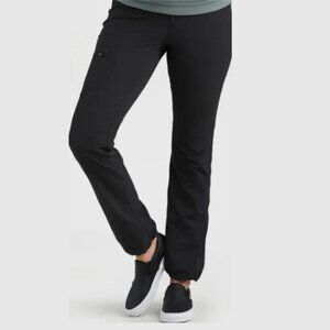 OUTDOOR RESEARCH Ferrosi Pants 31" Nylon Hiking Cinch Ankle UPF Black Women's 10
